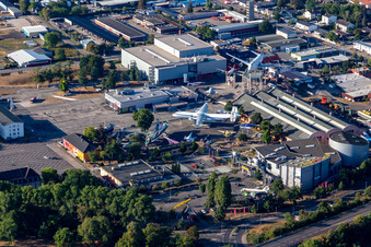 Musée de la technologie Speyer à Speyer dans le département Rhénanie-Palatinat, Allemagne depuis l'avion