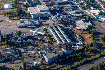 Vue d'oiseau de Musée de la technologie Speyer à Speyer dans le département Rhénanie-Palatinat, Allemagne