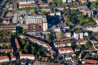Vue aérienne de Hôpital de la Fondation des Diaconesses Speyer à Speyer dans le département Rhénanie-Palatinat, Allemagne