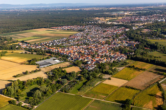 Photographie aérienne de Quartier Sondernheim in Germersheim dans le département Rhénanie-Palatinat, Allemagne
