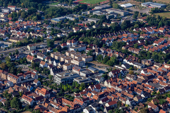 Enregistrement par drone de Au centre ville à Kandel dans le département Rhénanie-Palatinat, Allemagne
