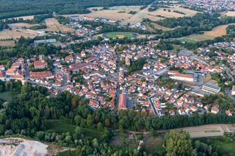 Lauterbourg dans le département Bas Rhin, France hors des airs
