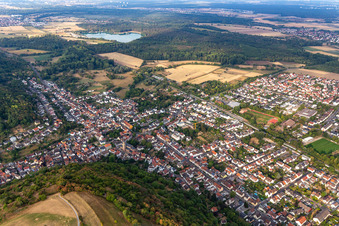 Photographie aérienne de Quartier Untergrombach in Bruchsal dans le département Bade-Wurtemberg, Allemagne