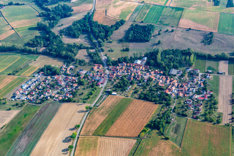 Ingolsheim dans le département Bas Rhin, France vue d'en haut