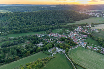 Photographie aérienne de Noncourt-sur-le-Rongeant dans le département Haute Marne, France