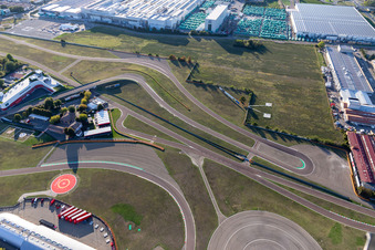 Circuit de Formule 1 de Ferrari, Pista di Fiorano, Circuito di Fiorano à Fiorano Modenese dans le département Modena, Italie d'en haut