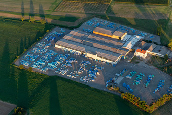 Vue aérienne de Logicien srl à Scandiano dans le département Reggio Emilia, Italie