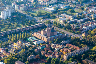 Vue aérienne de Modena dans le département Modena, Italie