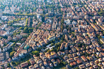 Vue aérienne de Modena dans le département Modena, Italie