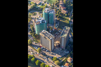 Modena dans le département Modena, Italie d'en haut