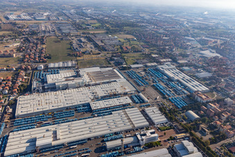 Vue aérienne de Marazzi Sassuolo à Sassuolo dans le département Modena, Italie
