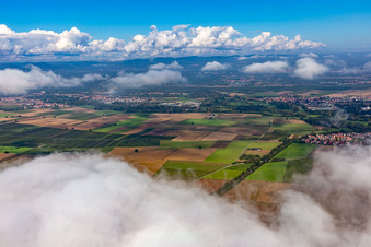 Vue oblique de Rohrbach dans le département Rhénanie-Palatinat, Allemagne