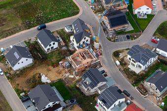 Photographie aérienne de Nouvelle zone de développement K2 à Kandel dans le département Rhénanie-Palatinat, Allemagne