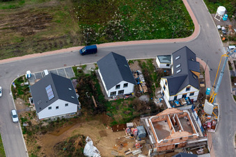 Vue oblique de Nouvelle zone de développement K2 à Kandel dans le département Rhénanie-Palatinat, Allemagne