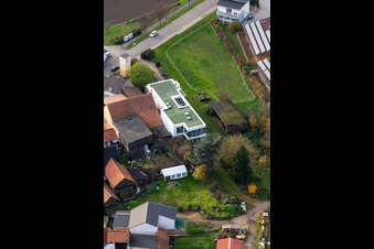 Neupotz dans le département Rhénanie-Palatinat, Allemagne depuis l'avion