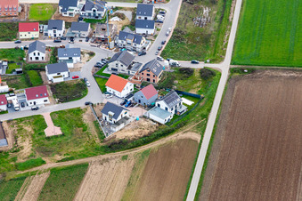 Vue oblique de Nouvelle zone de développement K2 à Kandel dans le département Rhénanie-Palatinat, Allemagne