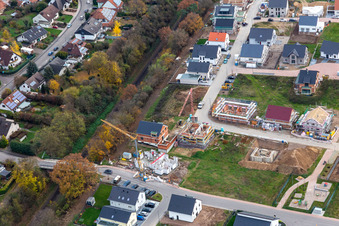 Nouvelle zone de développement K2 à Kandel dans le département Rhénanie-Palatinat, Allemagne hors des airs