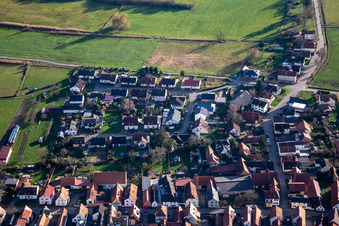 Vue aérienne de Anneau Sud à Schweighofen dans le département Rhénanie-Palatinat, Allemagne
