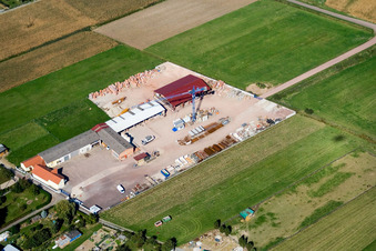 Schleithal dans le département Bas Rhin, France vue d'en haut