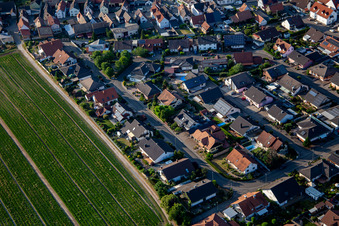 Vue aérienne de Südring du sud à Kuhardt dans le département Rhénanie-Palatinat, Allemagne