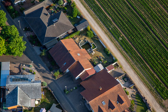 Vue oblique de Anneau Sud depuis l'ouest à Kuhardt dans le département Rhénanie-Palatinat, Allemagne