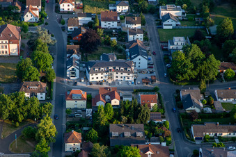 Vue aérienne de Nouveau bâtiment sur Scheffelstr à Kandel dans le département Rhénanie-Palatinat, Allemagne