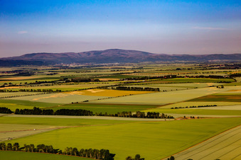 Vue aérienne de Brocken vu du nord-est à le quartier Schierke in Wernigerode dans le département Saxe-Anhalt, Allemagne