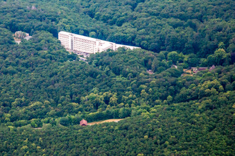 Vue aérienne de Clinique Paracelsus Harz Bad Suderode à le quartier Bad Suderode in Quedlinburg dans le département Saxe-Anhalt, Allemagne