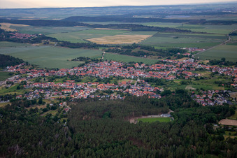 Vue aérienne de Quartier Westerhausen in Thale dans le département Saxe-Anhalt, Allemagne