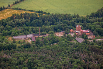 Vue aérienne de Anciennes usines à Quedlinburg dans le département Saxe-Anhalt, Allemagne
