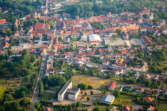 Photographie aérienne de Quartier Ermsleben in Falkenstein dans le département Saxe-Anhalt, Allemagne