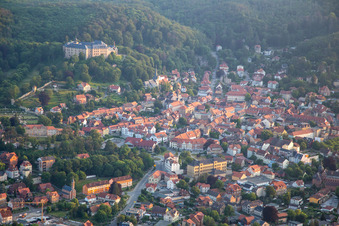 Photographie aérienne de Château Blankenburg à Blankenburg dans le département Saxe-Anhalt, Allemagne
