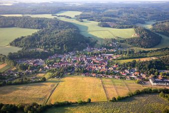 Vue aérienne de Quartier Stangerode in Arnstein dans le département Saxe-Anhalt, Allemagne