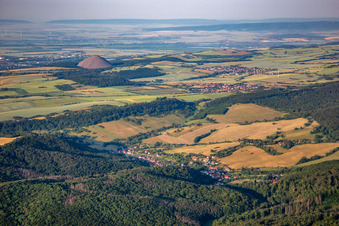 Vue aérienne de Quartier Grillenberg in Sangerhausen dans le département Saxe-Anhalt, Allemagne