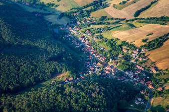 Vue aérienne de Quartier Grillenberg in Sangerhausen dans le département Saxe-Anhalt, Allemagne