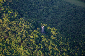 Vue aérienne de HWN 209 Moltkewarte à Sangerhausen dans le département Saxe-Anhalt, Allemagne