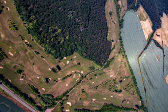 Golf Club Schloss Meisdorf eV à le quartier Meisdorf in Falkenstein dans le département Saxe-Anhalt, Allemagne hors des airs