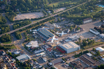 Musée de la technologie Speyer à Speyer dans le département Rhénanie-Palatinat, Allemagne vue du ciel