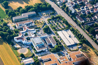 Vue aérienne de Clinique GRN Weinheim à Weinheim dans le département Bade-Wurtemberg, Allemagne