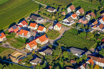 Vue aérienne de À Kieselberg à Göcklingen dans le département Rhénanie-Palatinat, Allemagne