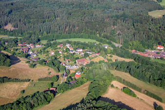 Vue aérienne de Quartier Ebersberg in Erbach dans le département Hesse, Allemagne