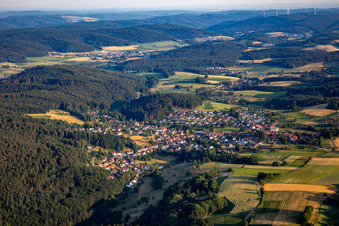 Quartier Hammelbach in Grasellenbach dans le département Hesse, Allemagne vue d'en haut