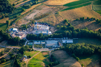 Vue aérienne de Leeder Garden Center GbR à Fürth dans le département Hesse, Allemagne