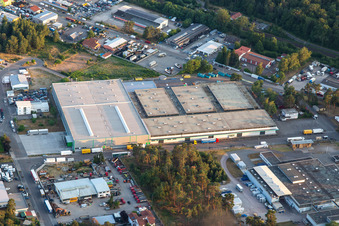 Vue aérienne de G. Staehle GmbH & Co à Schifferstadt dans le département Rhénanie-Palatinat, Allemagne