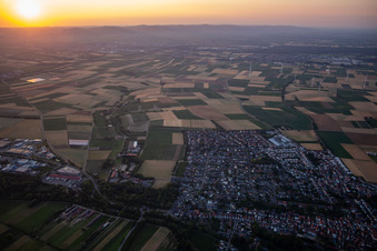 Photographie aérienne de Herxheim bei Landau dans le département Rhénanie-Palatinat, Allemagne