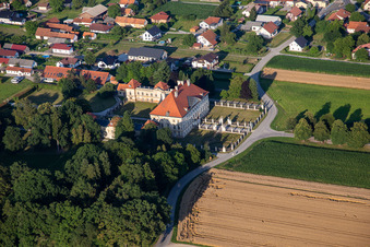 Vue oblique de Château de Dornau à Dornava dans le département Slovénie, Slovénie