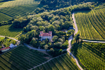 Vue aérienne de Château de Kromberk / Goriški muzej Kromberk - Nova Gorica , Restavracija Grad Kromberk, Mateja Bagar sp à Nova Gorica dans le département Slovénie, Slovénie