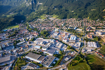 Ajdovščina dans le département Slovénie, Slovénie hors des airs