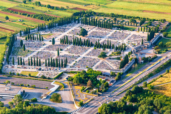 Vue aérienne de Cimetière Cimitero monumentale di Gorizia à Gorizia dans le département Gorizia, Italie