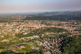 Vue aérienne de Gorizia dans le département Gorizia, Italie